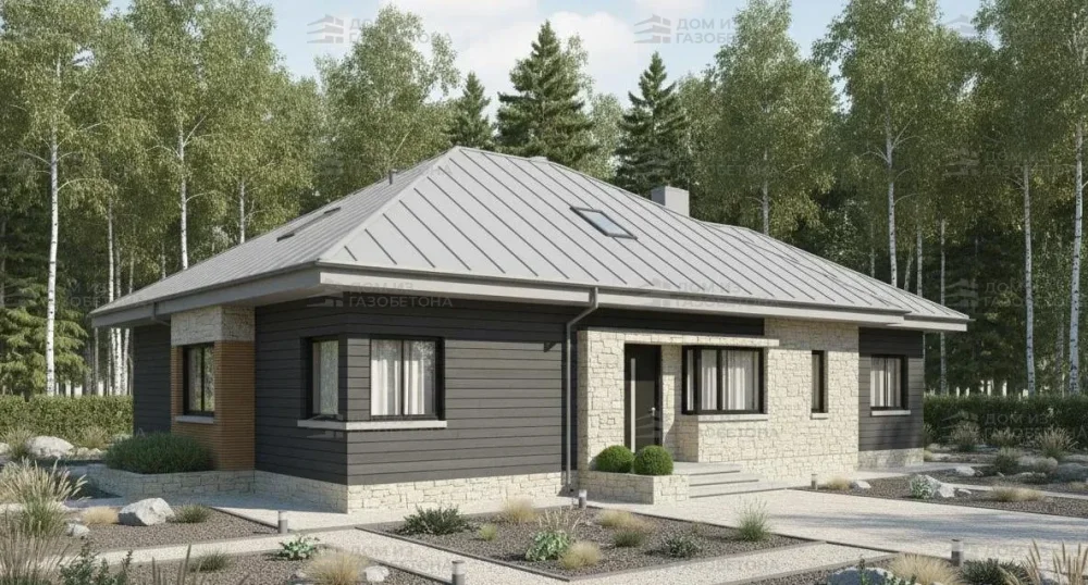 Проект Двухэтажный дом 18 на 11, 176 м2