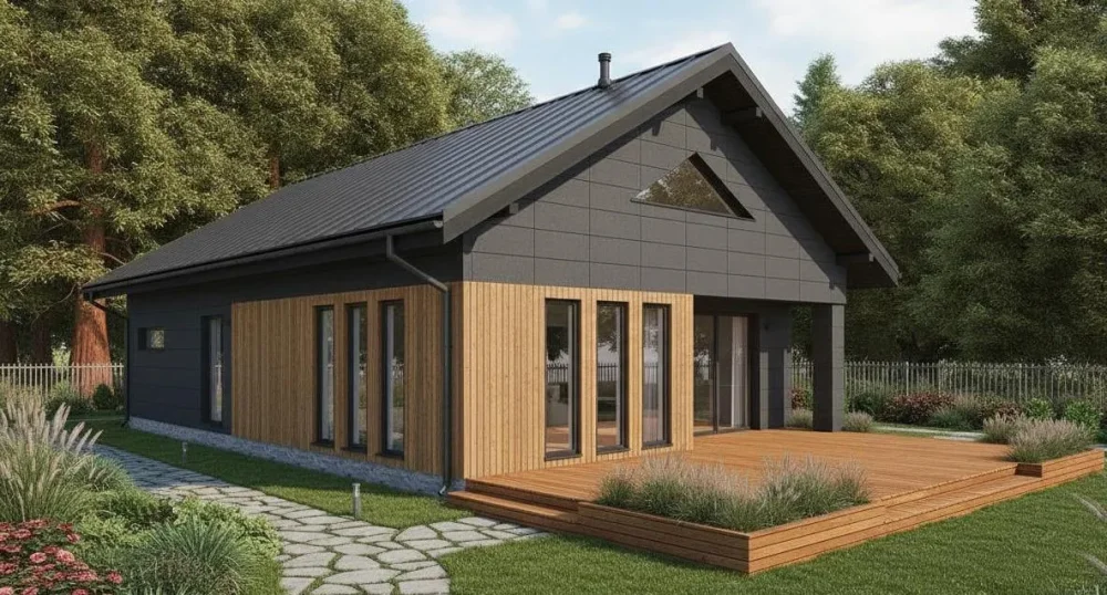 Проект Одноэтажный дом 10 на 19, 130 м2