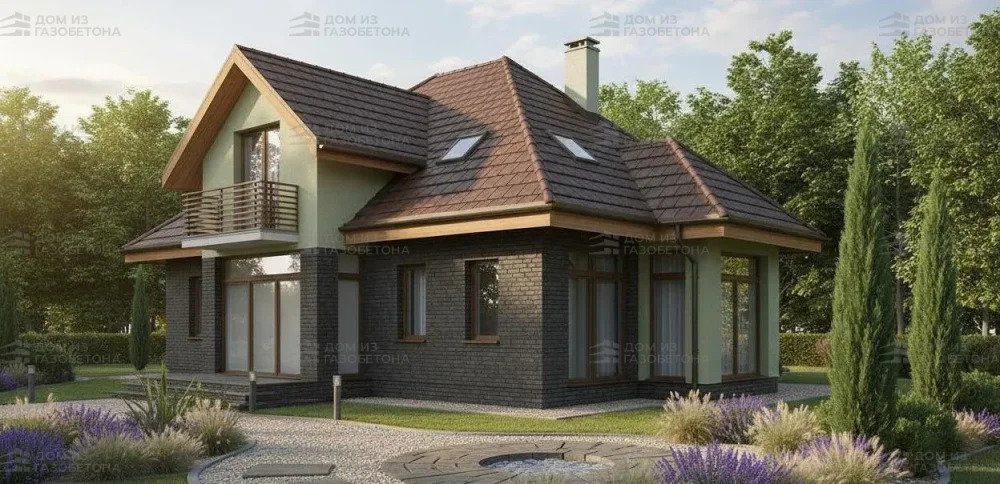 Проект Двухэтажный дом 17 на 12, 191 м2