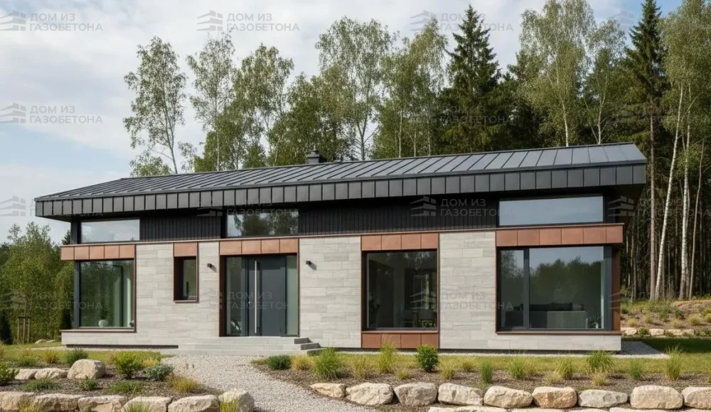 Проект Двухэтажный дом 13 на 11, 160 м2