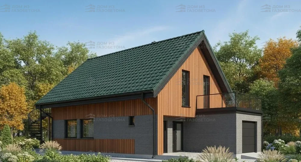 Проект Двухэтажный дом 9 на 16, 139 м2