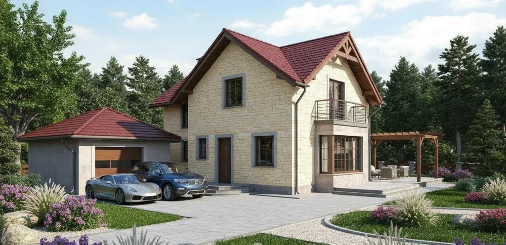 Проект Двухэтажный дом 5 на 13, 166 м2